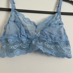 B.Tempt'D by Wacoal light blue lace bralette